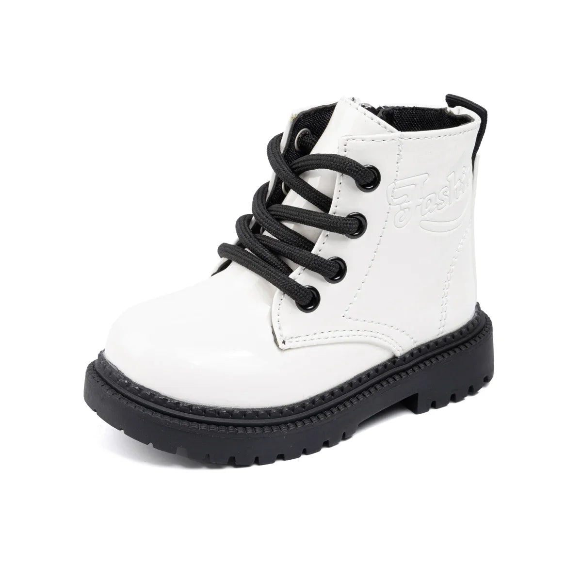 Kids' Waterproof Lace-Up Boots with Zip