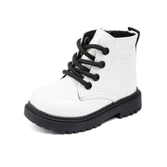 Kids' Waterproof Lace-Up Boots with Zip