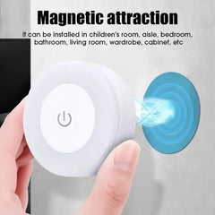 Portable LED Night Light – USB Rechargeable, Touch Control, Warm Ambience