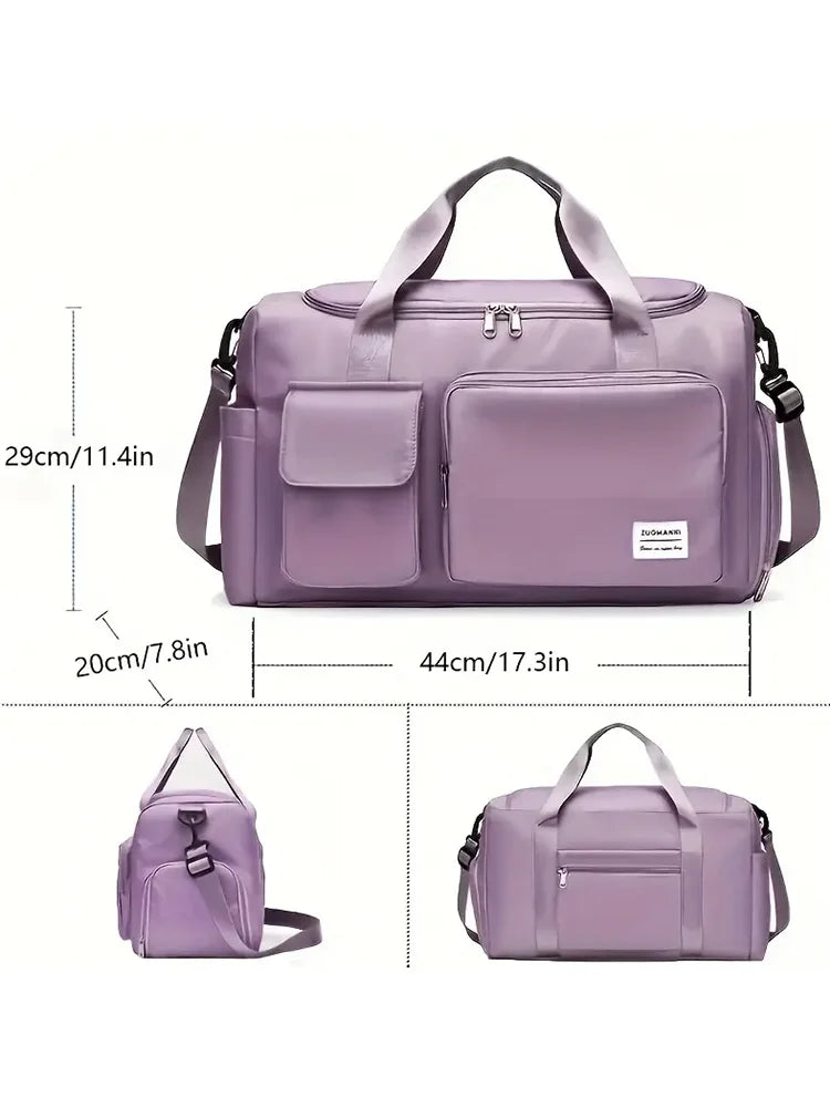 Weekender Holdall Bag with Shoe Compartment