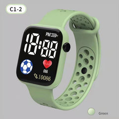 Kids' Waterproof LED Digital Sports Watch