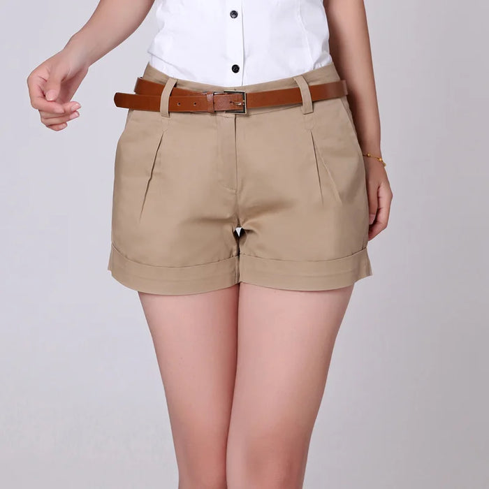 BreezeFlex Cotton Shorts, Khaki