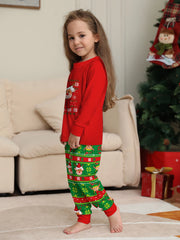 Festive Elk Family Pyjama Set - Cosy Christmas Style