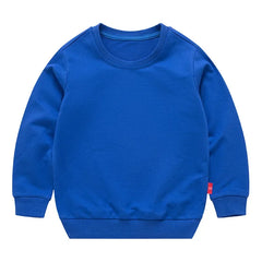 Kids' Cotton Crew Neck Sweatshirt, 10 Colours