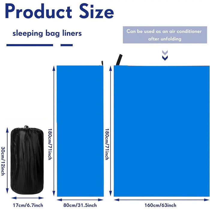 Fleece Sleeping Bag Liner, alternative view