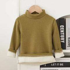 Kids' Fleece Lined Mock Neck Top