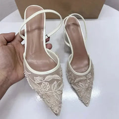 Floral Elegance Stiletto Heels