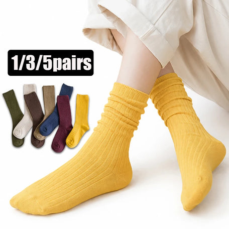 Women's ribbed crew socks, photo 1