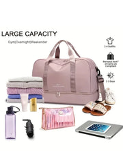 FlexiPack Expandable Travel Duffel – Women's Weekender & Gym Bag
