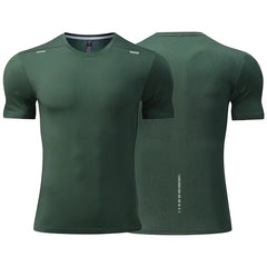 Men’s Quick-Dry Fitness T-Shirt – Breathable Short-Sleeve Running & Cycling Top
