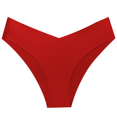 WarmSteps Seamless V-Cut Bikini Panties – Soft, Sexy & Invisible Comfort