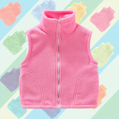 CozyFleece Kids’ Winter Vest – Warm & Stylish