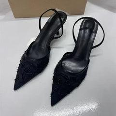 Floral Elegance Stiletto Heels