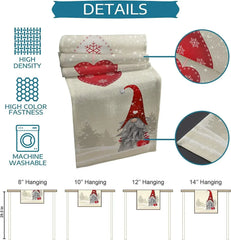 Christmas Gnome Table Runner