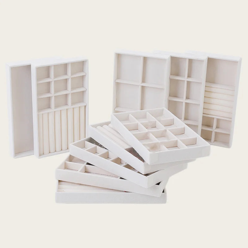 Velvet Jewellery Tray Organiser