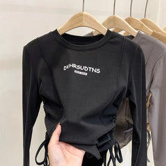Girls' Long-Sleeve Cotton Tee – Soft & Stylish Everyday Wear