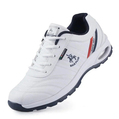 ALCUBIEREE Men's Outdoor Leather Casual Sneakers