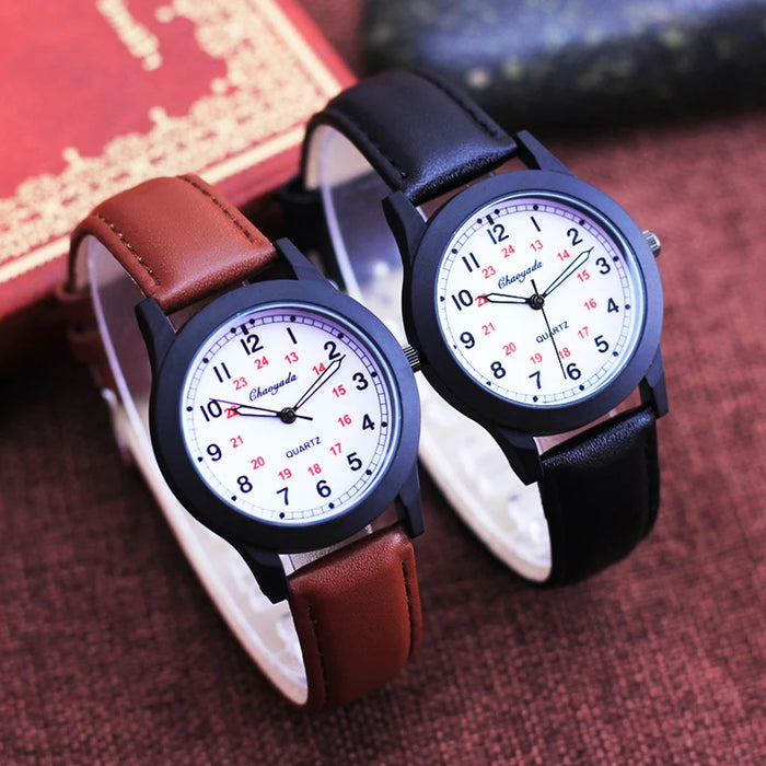 Kids' 24-Hour Quartz Watch with Luminous Hands