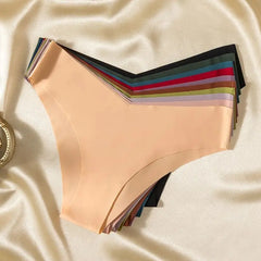 WarmSteps Seamless V-Cut Bikini Panties – Soft, Sexy & Invisible Comfort