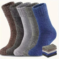 Thick Terry Winter Socks, 5 Pairs