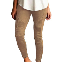 Chic Stripe Slim-Fit Trousers