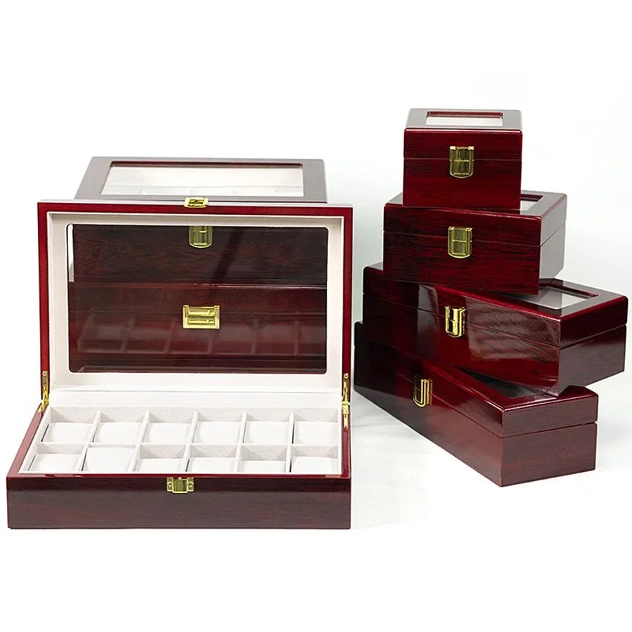 Wooden Watch Box, 1 to 12 Slots