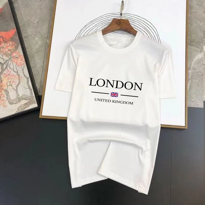 London Luxe Tee, White