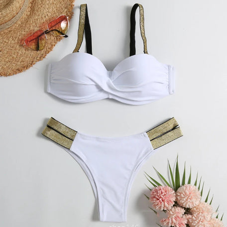 Women's Push-Up Brazilian Bikini Set – Sexy Beach Swimwear
