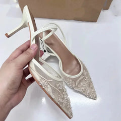 Floral Elegance Stiletto Heels