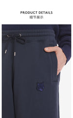 Men’s Embroidered Cotton Shorts – Casual High-Street Sports & Leisure Wear