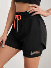 FlexiFit Dual-Layer Yoga Shorts