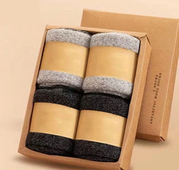 Men's Thick Thermal Socks, 4 Pairs