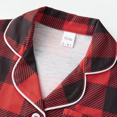 Plaid Family Christmas Pyjama Set - Cosy Festive Outfits