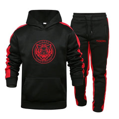 Men’s 2-Piece Tracksuit – Casual Hoodie & Joggers Set for Spring & Autumn