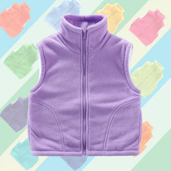 CozyFleece Kids’ Winter Vest – Warm & Stylish