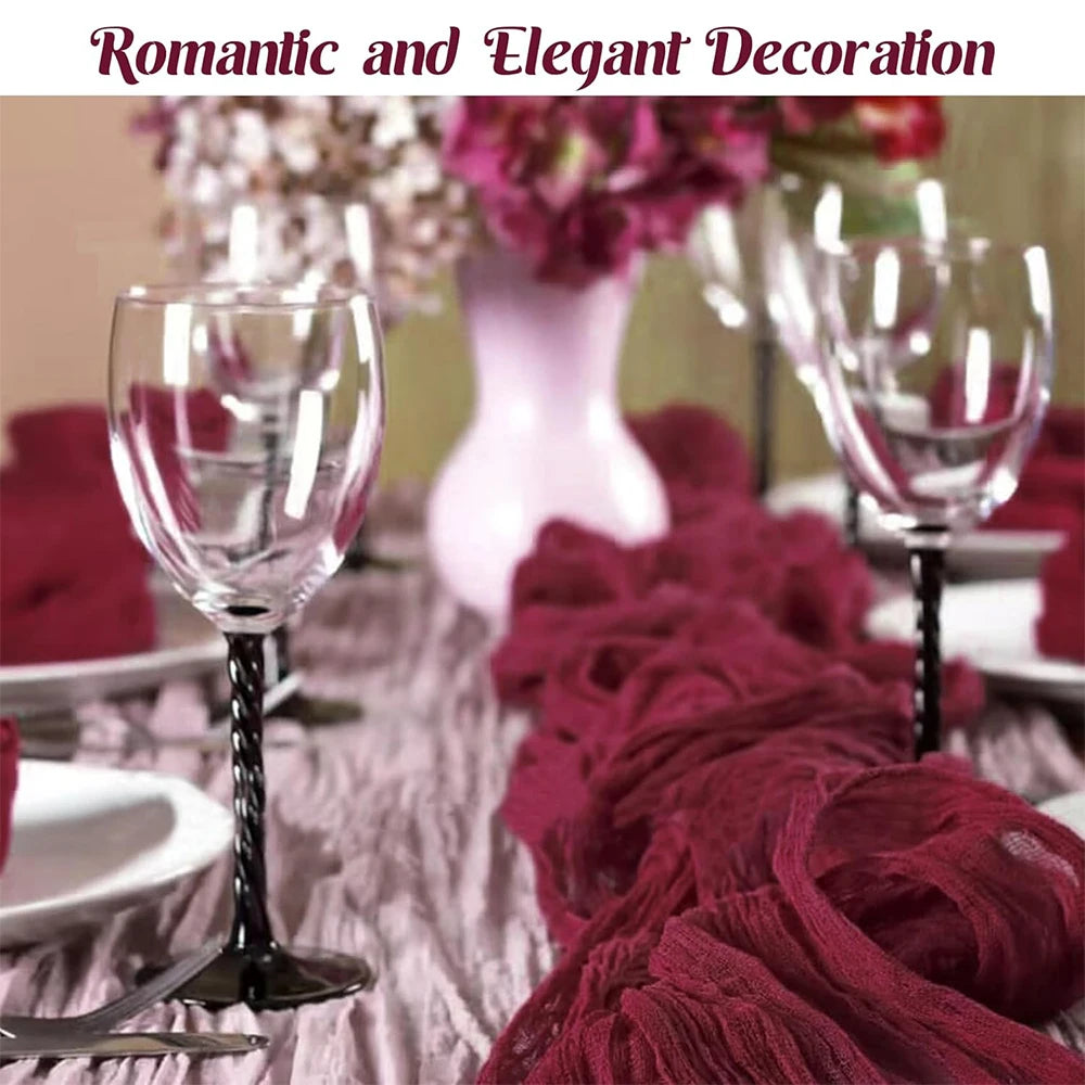 Cheesecloth Table Runner