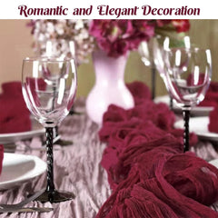 Cheesecloth Table Runner