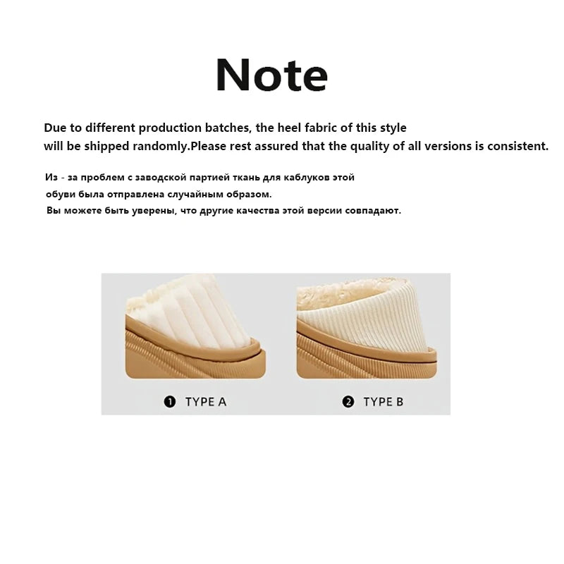 Waterproof Fleece-Lined Clog Slippers