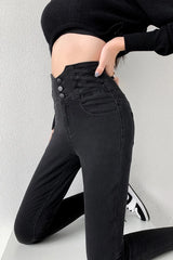 Vintage Chic High-Waist Jeans