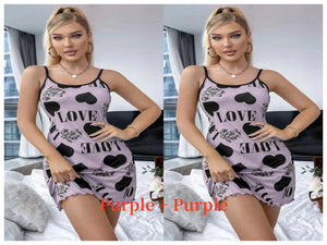 Dreamy Nights Halter Pyjama Dress