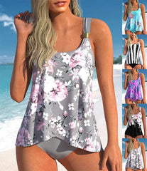 Floral Elegance Tankini