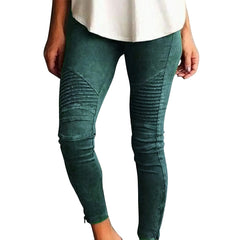 Chic Stripe Slim-Fit Trousers