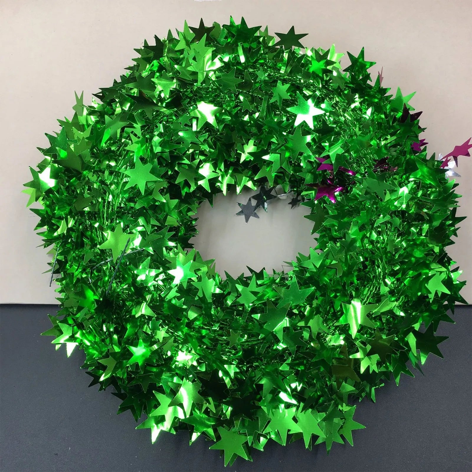 Star Tinsel Garland, 7.5 m