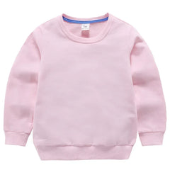 Kids' Cotton Crew Neck Sweatshirt, 10 Colours