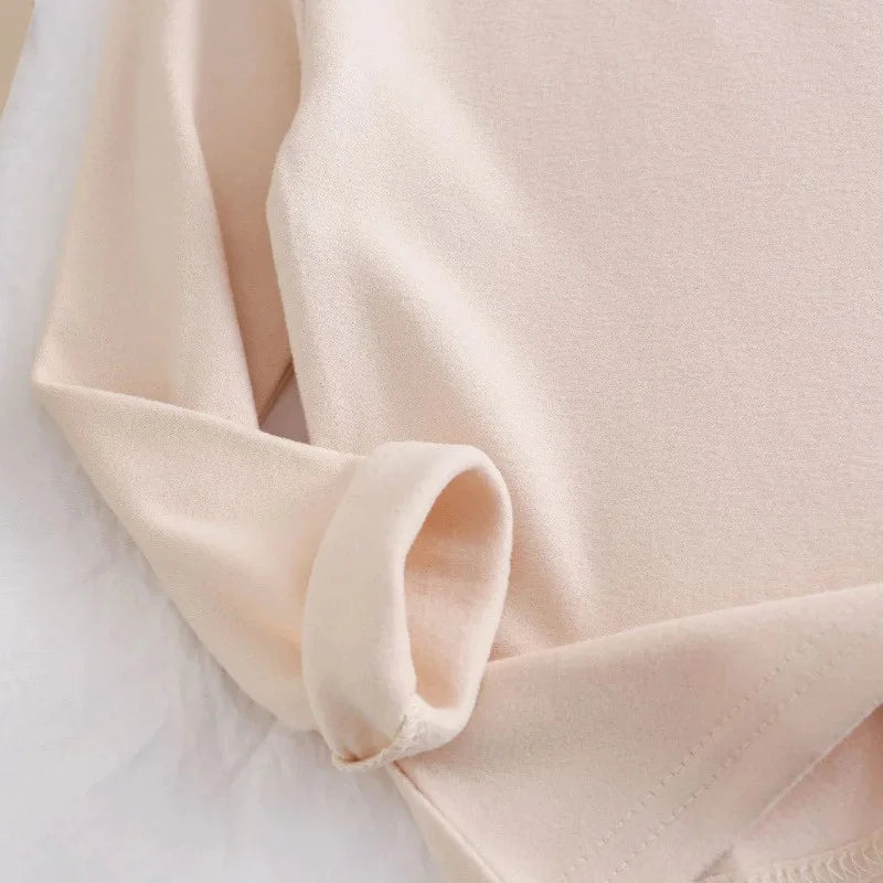 Kids' Soft Mock Neck Long Sleeve Top