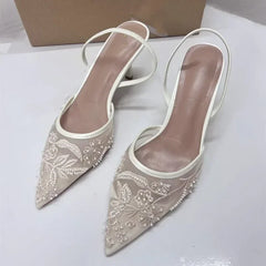 Floral Elegance Stiletto Heels
