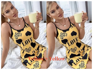 Dreamy Nights Halter Pyjama Dress