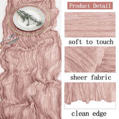 Cheesecloth Table Runner