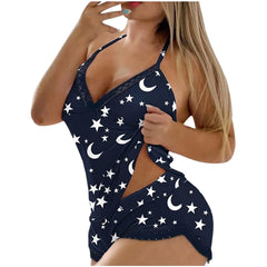 Women's Lace Lingerie Set – Wireless Bra & Panties