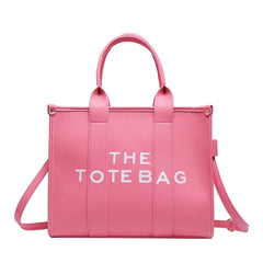 Luxury PU Leather Tote Bag – Women's Designer Shoulder & Crossbody Bag